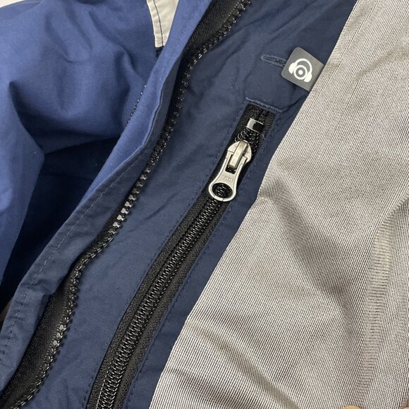 Columbia Bugaboo 3in1 Jacket Boy’s 10/12 Omni-Tech Hooded Winter Fleece Lined - Picture 12 of 13